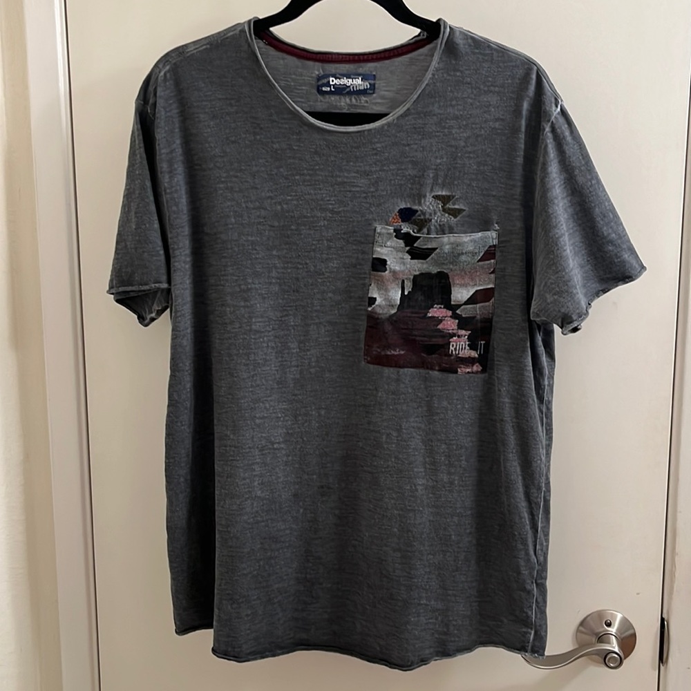 Men’s Desigual T Shirt Size Large - Picture 1 of 5